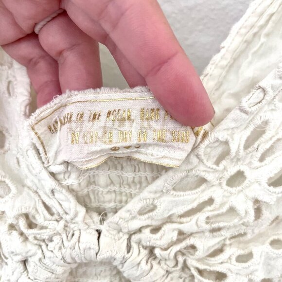 Jen's Pirate Booty Getaway Top Flower Power Natural Size S - Picture 4 of 8